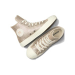 Кроссовки для скейтбординга Chuck Taylor All Star женские, высокие, серебристо-белый Converse - фото 4