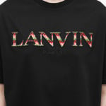 Футболка Lanvin с вышитым логотипом Curb, черный - фото 2