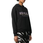 Толстовка женская Kenzo Paris Letter Logo, черный - фото 4