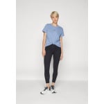 Футболка с принтом Bubble Logo Knot Front Tee DKNY, стоунвош - фото 2