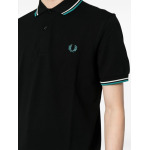 Fred Perry рубашка поло Twin Tipped, черный - фото 5