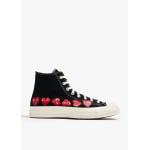 Кроссовки Comme Des Garçons PLAY X Converse Multi Heart, черный - фото