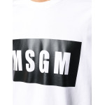 MSGM футболка с логотипом, белый - фото 5