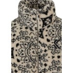 Куртка Karl Kani OG Paisley Teddy Puffer, цвет offwhite black - фото 8