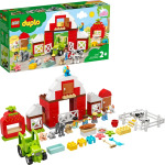 Пластиковый конструктор Обучающий игровой набор duplo town barn для тракторов и ухода за сельскохозяйственными животными 10952 отличный подарок для детей от 2 лет и старше (97 штук) Lego - фото