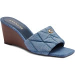 Туфли COACH Emma Quilted Denim Wedge, цвет Indigo Denim - фото