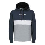 Худи Jack & Jones Reid Blocking Plus, серый - фото