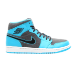 Кроссовки Air Jordan 1 Mid 'Gamma Blue', синий - фото