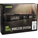 Беспроводная система Shure SLXD24D/B58-J52 Dual Wireless System w/ 2x SLXD2/B58 Handheld Microphone - фото 6