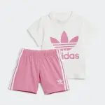 Функциональный жилет Adidas Originals "TREFOIL SHORTS AND SET" (комплект), розовый - фото