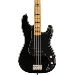 Накладка грифа Squier Classic Vibe '70s Precision Bass, клен, черная - фото