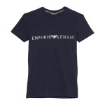 Футболка Emporio Armani Rainbow Logo T-Shirt, черный - фото 4