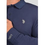 Поло U.S. Polo Assn., темно-синий - фото 4