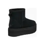 Мини Ботинки на платформе с клише Ugg, черный - фото 2