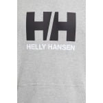 Толстовка с логотипом HH из хлопка Helly Hansen, серый - фото 3