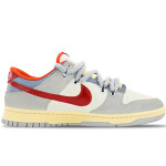 Кроссовки Nike Dunk Skateboarding Shoes Men Low-top Red/white, светло-серый - фото 2