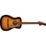 Акустическая гитара Fender Malibu Player Parlor Acoustic-Electric Guitar, Solid Spruce Top, Sunburst - фото 2