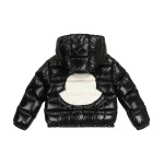 Пуховик Fustet с капюшоном Moncler Enfant, белый - фото 4