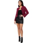 Куртка Pennio Cropped Boucle Jacket Ted Baker, цвет Light Red - фото 4