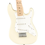 Электрогитара Squier Mini Stratocaster с кленовой накладкой, ограниченная серия, олимпийский белый цвет - фото 4