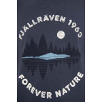 Хлопковая футболка Forest Mirror Fjallraven, темно-синий - фото 4