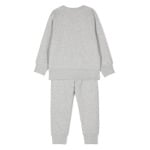 Спортивный костюм Emporio Armani Kids из джерси с аппликацией логотипа (комплект из двух штук), серый - фото