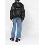 MM6 Maison Margiela куртка из искусственной кожи, черный - фото 4