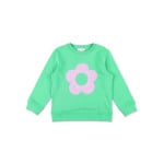 Stella McCartney Kids толстовка с логотипом, зеленый - фото