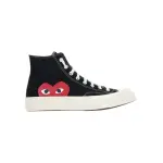 Высокие кроссовки из парусины Comme Des Garçons Play, черный - фото