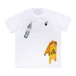 Футболка Off-White Pascale Medicine Over Tee 'White/Black', белый - фото