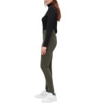 Брюки Uniqlo Heattech Ultra Stretch High Rise Thermal Leggings, оливковый - фото 2