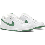 Лимитированные кроссовки Nike Dunk Low Pro SB 'White Classic Green', белый - фото 8