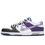 Кроссовки Nike Dunk Skateboarding Shoes Men Low-top Black/purple, фиолетовый - фото 2