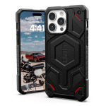 Чехол UAG Monarch Pro для iPhone 15 Pro Max, MagSafe Charging, Kevlar Black - фото