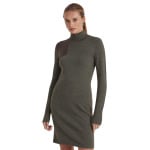 Платье LAUREN Ralph Lauren, Faux Leather Trim Merino Wool Sweaterdress - фото