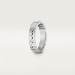 Кольцо Cartier C de Cartier Wedding Flat, 4 мм, платина - фото 2