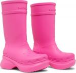 Pink cheap balenciaga crocs