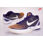 Лимитированные кроссовки Nike Zoom Kobe 6 'Lakers Gradient', фиолетовый - фото 3