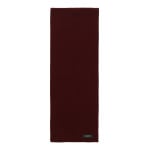 Шерстяной шарф в рубчик с нашивками Givenchy, цвет Burgundy Black - фото 3