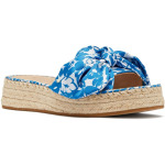 Сандалии Kate Spade New York Lucie Tropical Foliage Espadrille, цвет Riverside Blue - фото