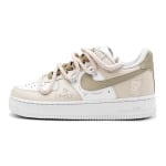 Кроссовки Air Force 1 для скейтбординга мужские с низким верхом белого цвета Nike, цвет Linen - фото 2