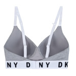 Бюстгальтер с косточками DKNY Bra Cozy Boyfriend, серый - фото 4