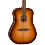 Акустическая электрогитара Fender California Redondo Spruce-Mahogany Aged Cognac Burst - фото