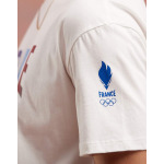 Футболка Le Coq Sportif – Equipe De France Paris Олимпийские игры 2024 года – Зефирного цвета - фото 3