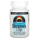 Убихинол CoQH Source Naturals, 30 мягких желатиновых капсул - фото