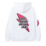 Худи Anti Social Social Club Careless Hoodie 'White/Pink', белый - фото 2