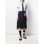 Рубашка оксфорд в полоску University Stripe Thom Browne, серый - фото 2