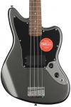 Squier Affinity Series Jaguar Charcoal Frost Metallic с накладкой из индийского лавра 0378501569 - фото