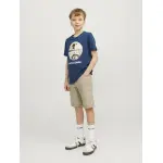 Детские шорты Jack & Jones "JPSTRICK JJORIGINAL AKM JNR" Jack & Jones Junior, цвет Crockery - фото 3