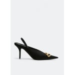 Туфли BALENCIAGA BB Square Knife slingback pumps, черный - фото